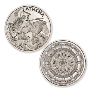 GREEK MYTHOLOGY SERIES – ATHENA – 1 TROY OUNCE – 39MM