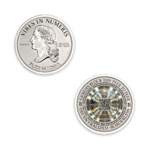 MONETA NOVA – 75,000 SATOSHI CRYPTO COLD STORAGE WALLET – 1/2 TROY OUNCE – 30MM – TOTAL MINTAGE: 100 (BUYER FUNDED) RELEASE DATE: 6/13/25 @ 6:00pm CDT