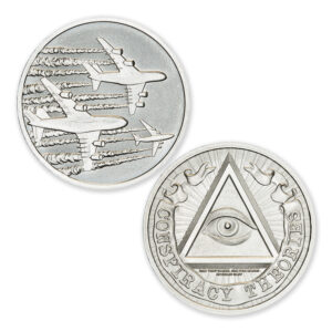 CONSPIRACY THEORIES SERIES – CHEMTRAILS – 1 TROY OUNCE – 39MM
