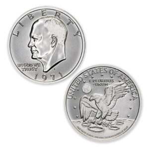 1971 EISENHOWER DOLLAR TRIBUTE – 1 TROY OUNCES – 39MM
