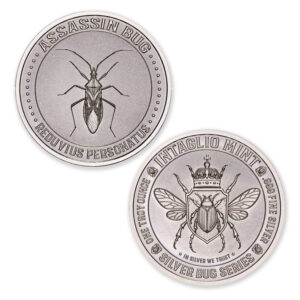 SILVER BUG SERIES – ASSASSIN BUG – 1 TROY OUNCE – 39MM