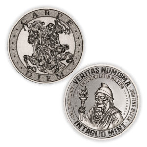 VERITAS NUMISMA SERIES – ENDURING LATIN MAXIMS – CARPE DIEM – 1 TROY OUNCE – 39MM