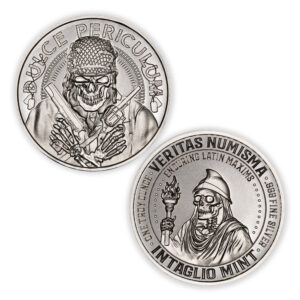 VERITAS NUMISMA SERIES – ENDURING LATIN MAXIMS – DULCE PERICULUM – 1 TROY OUNCE – 39MM