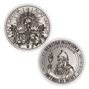 VERITAS NUMISMA SERIES – ENDURING LATIN MAXIMS – FIAT JUSTITIA RUAT CAELUM – 1 TROY OUNCE – 39MM