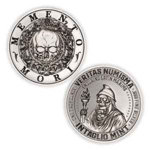 VERITAS NUMISMA SERIES – ENDURING LATIN MAXIMS – MEMENTO MORI – 1 TROY OUNCE – 39MM
