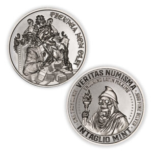 VERITAS NUMISMA SERIES – ENDURING LATIN MAXIMS – PECUNIA NON OLET – 1 TROY OUNCE – 39MM10