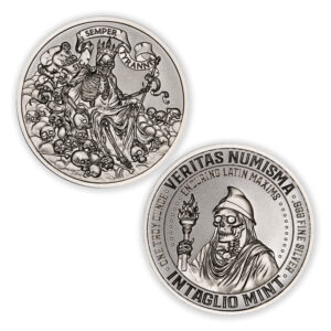 VERITAS NUMISMA SERIES – ENDURING LATIN MAXIMS – SIC SEMPER TYRANNIS – 1 TROY OUNCE – 39MM