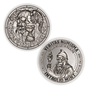 VERITAS NUMISMA SERIES – ENDURING LATIN MAXIMS – TEMPUS FUGIT – 1 TROY OUNCE – 39MM10