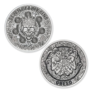 SEVEN DEADLY SINS – GREED – 1 TROY OUNCE – 39MM