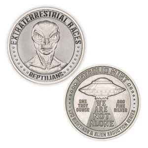 EXTRATERRESTRIAL RACES – “REPTILIANS” – 1 TROY OUNCE – 39MM