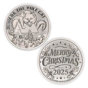 2025 HOLIDAY COLLECTION – YULE CAT – 1 TROY OUNCE – 39MM