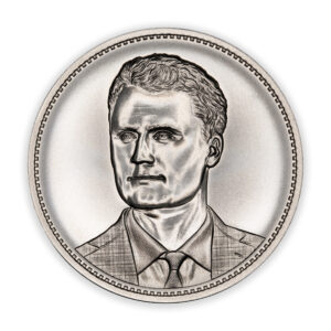 CHARLIE KIRK MEMORIAL – TWO TROY OUNCES – .999 FINE SILVER – TOTAL MINTAGE: 500