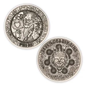 SEVEN DEADLY SINS – PRIDE – 1 TROY OUNCE – 39MM