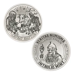 VERITAS NUMISMA SERIES – ENDURING LATIN MAXIMS – CAVEAT EMPTOR – 1 TROY OUNCE – 39MM