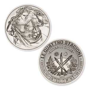 LE QUATTRO STAGIONI (THE FOUR SEASONS) – AUTUMN – 1 TROY OUNCE – 39MM