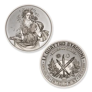 LE QUATTRO STAGIONI (THE FOUR SEASONS) – SPRING – 1 TROY OUNCE – 39MM