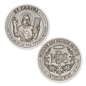 MODERN DAY PATRON SAINTS – ST. CARPAL – 1 TROY OUNCE – 39MM