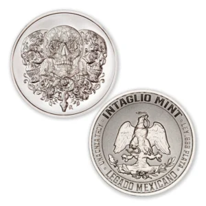 LEGADO MEXICANO SERIES – TRES CALAVERAS – 1 TROY OUNCE – 39MM